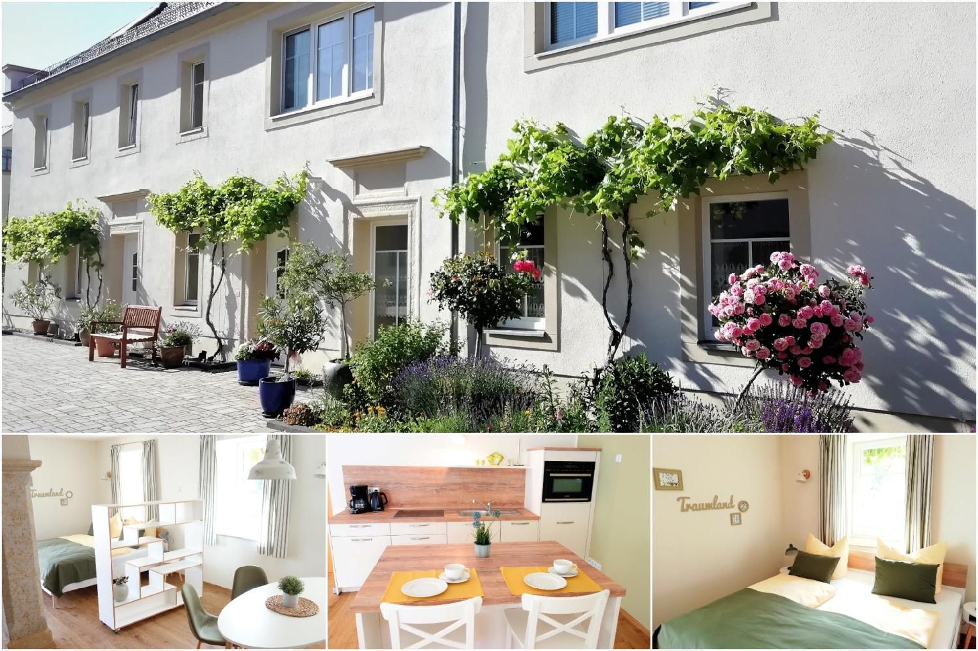 Meißen Ferienhof Graefe - 3-Seiten Hof Mit Grossem Garten, Pool & Sauna מראה חיצוני תמונה